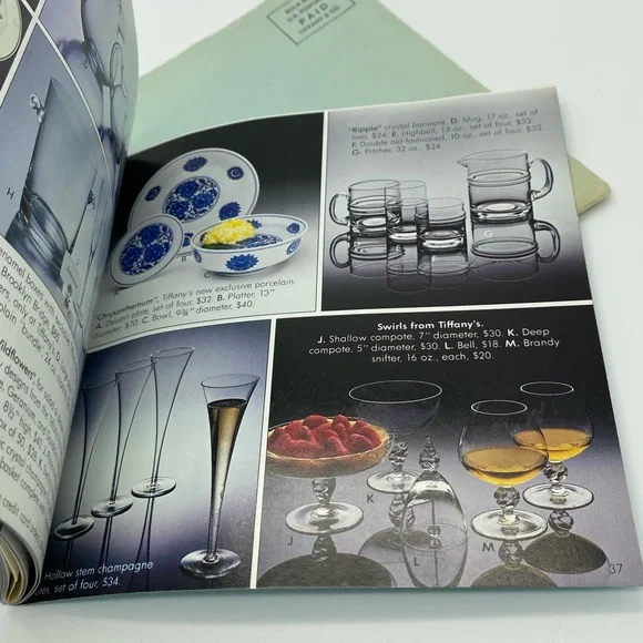 RARE Vintage Tiffany & Co. Spring 1984 Selections-By-Mail Square Catalog